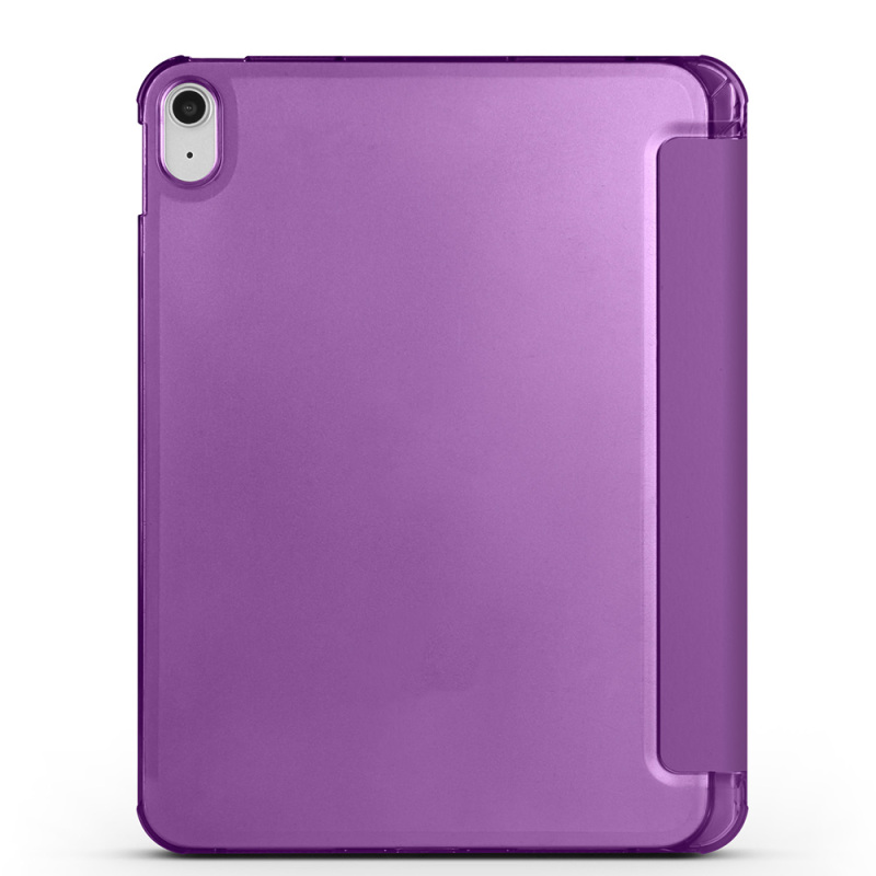 Apple iPad 10.9 2022 (10th Generation) Zore Smart Cover 1-1 Case with Pen Compartment Stand - 16