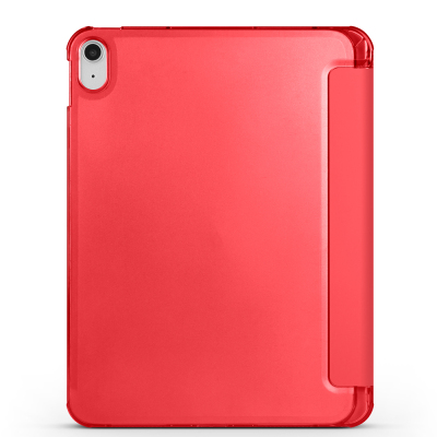 Apple iPad 10.9 2022 (10th Generation) Zore Smart Cover 1-1 Case with Pen Compartment Stand - 21