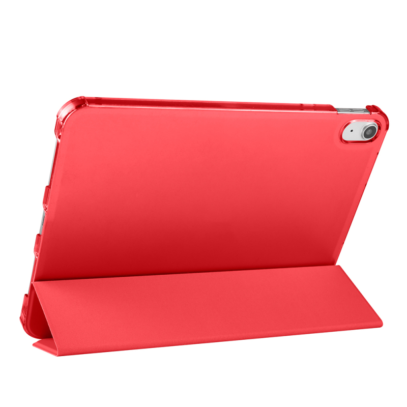 Apple iPad 10.9 2022 (10th Generation) Zore Smart Cover 1-1 Case with Pen Compartment Stand - 25