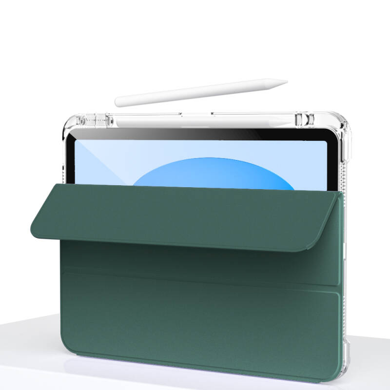 Apple iPad 11.Nesil 2025 Kılıf Magnetik Ayrılabilen Airbagli Zore Sliding Tablet Kılıfı - 15