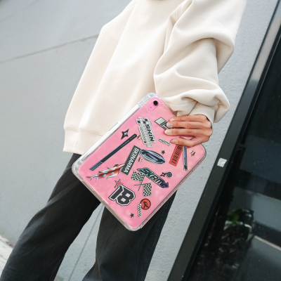 Apple iPad 11.Nesil 2025 Kılıf Skinarma Kalemlikli Arkası Şeffaf Standlı Magnetik Zeta Kılıf - 14