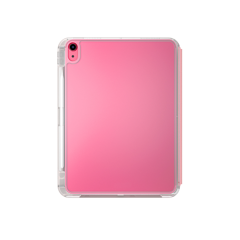 Apple iPad 11.Nesil 2025 Kılıf Skinarma Kalemlikli Arkası Şeffaf Standlı Magnetik Zeta Kılıf - 9