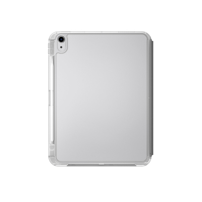 Apple iPad 11.Nesil 2025 Kılıf Skinarma Kalemlikli Arkası Şeffaf Standlı Magnetik Zeta Kılıf - 4