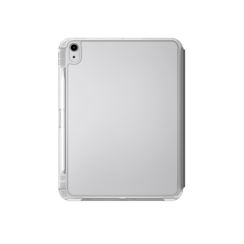 Apple iPad 11.Nesil 2025 Kılıf Skinarma Kalemlikli Arkası Şeffaf Standlı Magnetik Zeta Kılıf - 4
