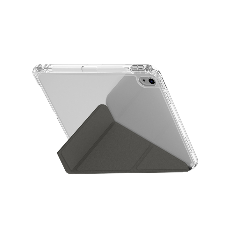 Apple iPad 11.Nesil 2025 Kılıf Skinarma Kalemlikli Arkası Şeffaf Standlı Magnetik Zeta Kılıf - 5