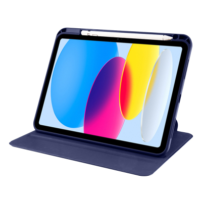 Apple iPad 11.Nesil 2025 Kılıf Zore Termik Kalem Bölmeli Dönebilen Standlı Kılıf - 11