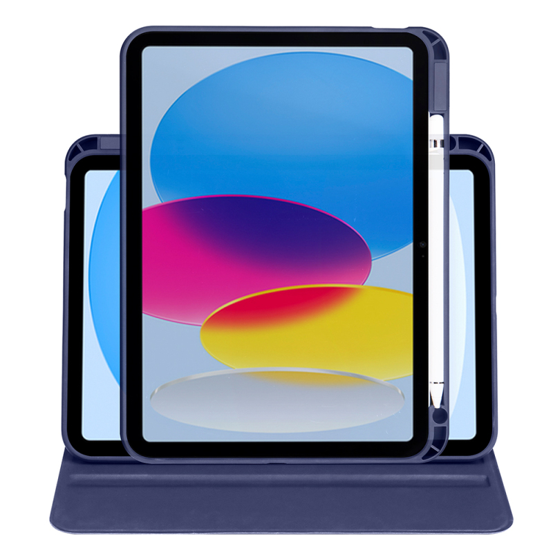 Apple iPad 11.Nesil 2025 Kılıf Zore Termik Kalem Bölmeli Dönebilen Standlı Kılıf - 20