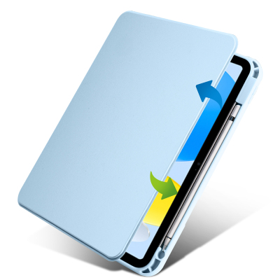 Apple iPad 11.Nesil 2025 Kılıf Zore Termik Kalem Bölmeli Dönebilen Standlı Kılıf - 22