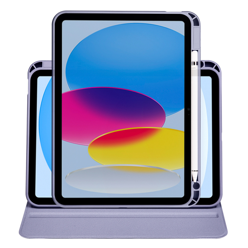 Apple iPad 11.Nesil 2025 Kılıf Zore Termik Kalem Bölmeli Dönebilen Standlı Kılıf - 38