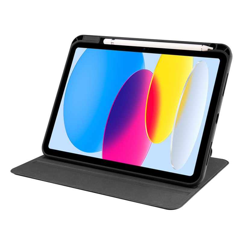 Apple iPad 11.Nesil 2025 Kılıf Zore Termik Kalem Bölmeli Dönebilen Standlı Kılıf - 47