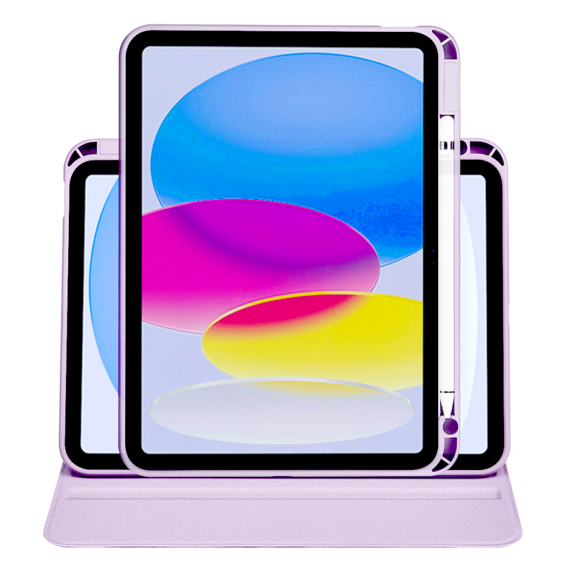 Apple iPad 11.Nesil 2025 Kılıf Zore Termik Kalem Bölmeli Dönebilen Standlı Kılıf - 56