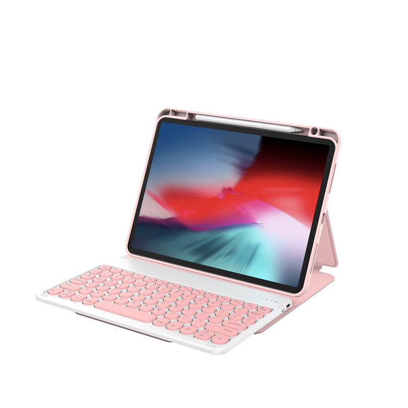 Apple iPad 11.Nesil 2025 Wiwu Protective Gizli Kalem Bölmeli Klavyeli Kılıf - 4