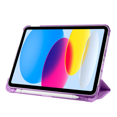 Apple iPad 11.Nesil 2025 Zore Smart Cover Kalem Bölmeli Standlı 1-1 Kılıf - 19