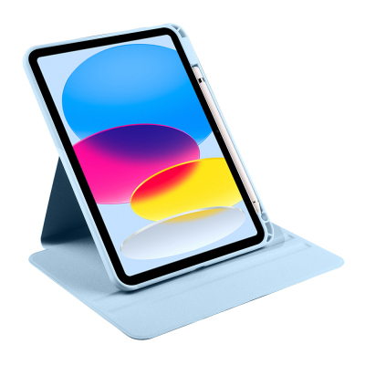Apple iPad 11th Generation 2025 Case Zore Thermal Pen Compartment Rotating Stand Case - 24
