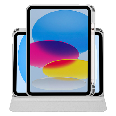 Apple iPad 11th Generation 2025 Case Zore Thermal Pen Compartment Rotating Stand Case - 44
