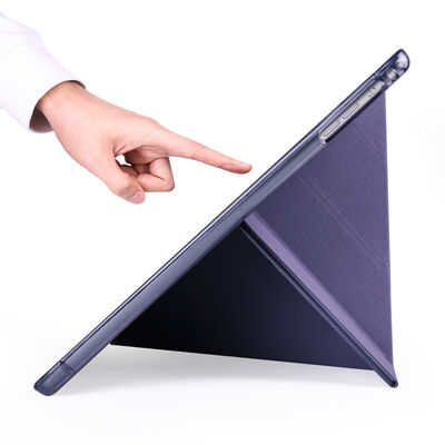 Apple iPad 9.7 2018 (6.Nesil) Kılıf Zore Tri Folding Kalem Bölmeli Standlı Kılıf - 2
