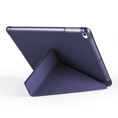 Apple iPad 9.7 2018 (6.Generation) Case Zore Tri Folding Smart With Pen Stand Case - 5