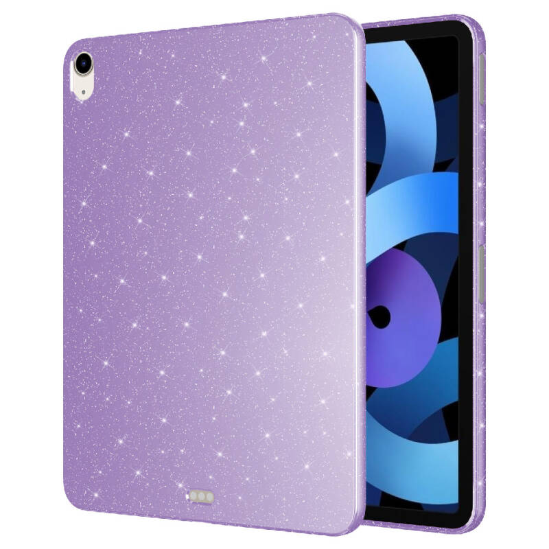 Apple iPad Air 10.9 2020 (4 Nesil) Simli Parlak Görünümlü Zore Tablet Koton Kılıf - 1