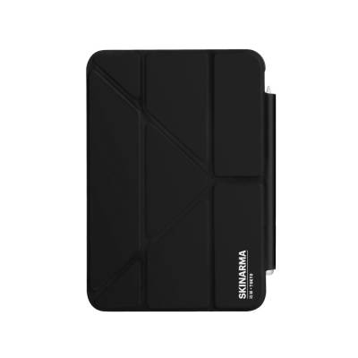 Apple iPad Air 10.9 2020 (4.Nesil) Kılıf SkinArma Kalemlikli Arkası Şeffaf Standlı Magnetik Taihi Sora Kılıf - 11