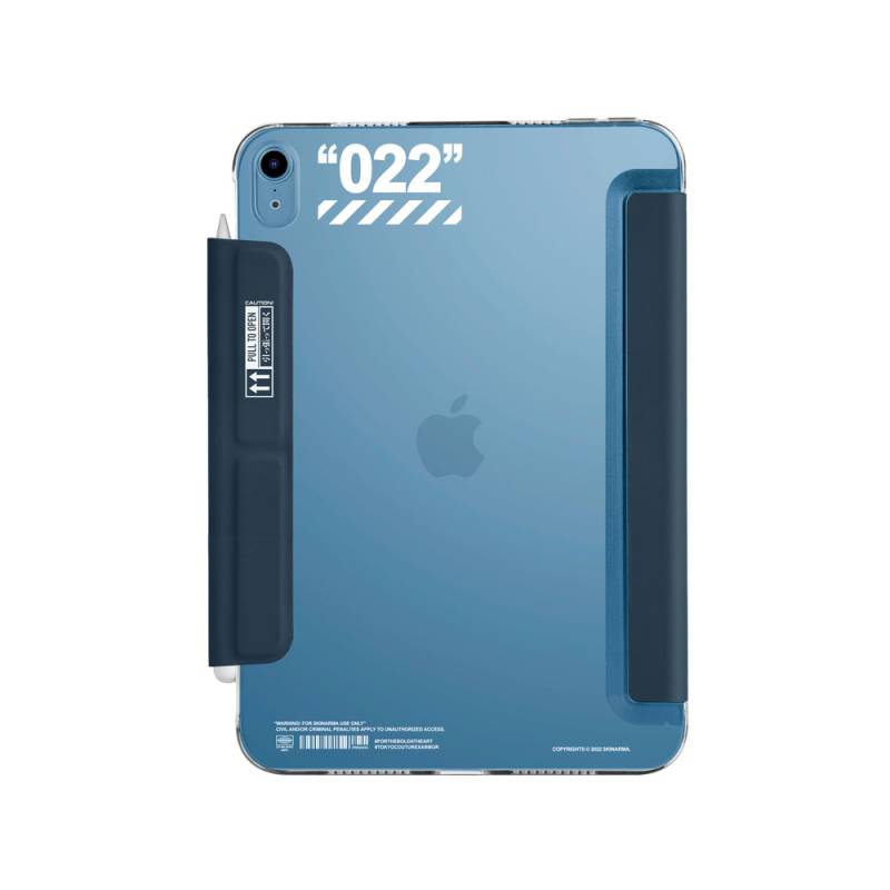 Apple iPad Air 10.9 2020 (4.Nesil) Kılıf SkinArma Kalemlikli Arkası Şeffaf Standlı Magnetik Taihi Sora Kılıf - 6