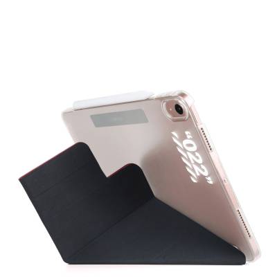 Apple iPad Air 10.9 2020 (4.Nesil) Kılıf SkinArma Kalemlikli Arkası Şeffaf Standlı Magnetik Taihi Sora Kılıf - 3