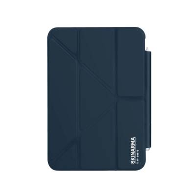 Apple iPad Air 10.9 2020 (4.Nesil) Kılıf SkinArma Kalemlikli Arkası Şeffaf Standlı Magnetik Taihi Sora Kılıf - 7