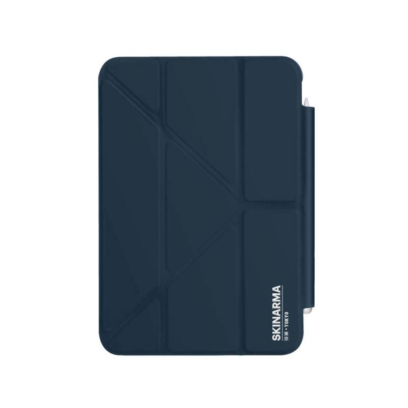 Apple iPad Air 10.9 2020 (4.Nesil) Kılıf SkinArma Kalemlikli Arkası Şeffaf Standlı Magnetik Taihi Sora Kılıf - 7