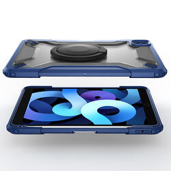 Apple iPad Air 10.9 2020 (4.Nesil) Wiwu Mecha Dönebilen Standlı Tablet Kılıfı - 6