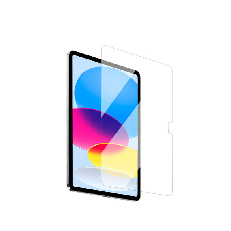 Apple iPad Air 10.9 2020 (4.Nesil) Wiwu Wi-GQ002 iVista 5 Katmanlı Temperli Cam Ekran Koruyucu + Kolay Uygulama Aparatı - 9