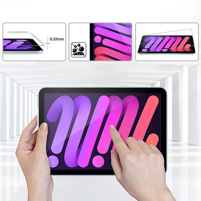Apple iPad Air 10.9 2020 (4.Nesil) Zore 5in1 Tablet Temperli Cam Ekran Koruyucu - 8