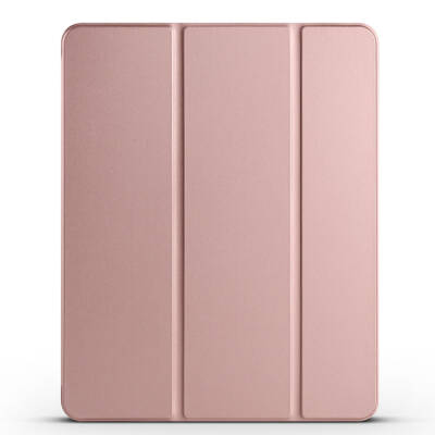 Apple iPad Air 10.9 2020 (4.Nesil) Zore Smart Cover Kalem Bölmeli Standlı 1-1 Kılıf - 6