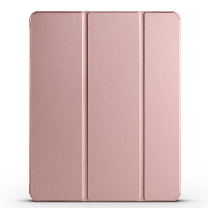 Apple iPad Air 10.9 2020 (4.Nesil) Zore Smart Cover Kalem Bölmeli Standlı 1-1 Kılıf - 6