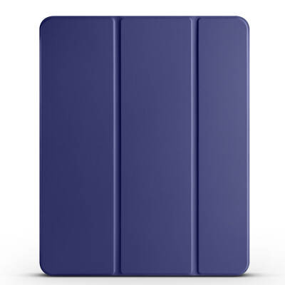 Apple iPad Air 10.9 2020 (4.Nesil) Zore Smart Cover Kalem Bölmeli Standlı 1-1 Kılıf - 7