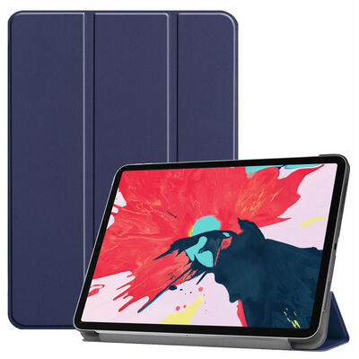 Apple iPad Air 10.9 2020 (4.Nesil) Zore Smart Cover Standlı 1-1 Kılıf - 15