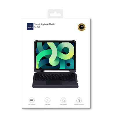 Apple iPad Air 10.9 2020 (4.Generation) Wiwu Keyboard Folio Wireless Keyboard Case - 4