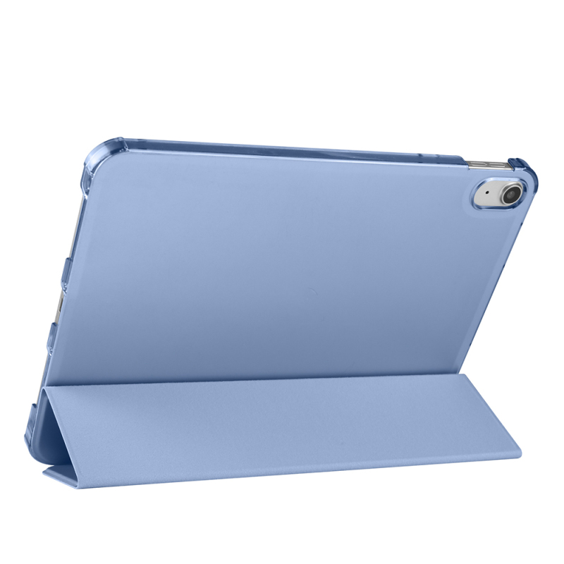 Apple iPad Air 10.9 2022 (10.Nesil) Zore Smart Cover Kalem Bölmeli Standlı 1-1 Kılıf - 25