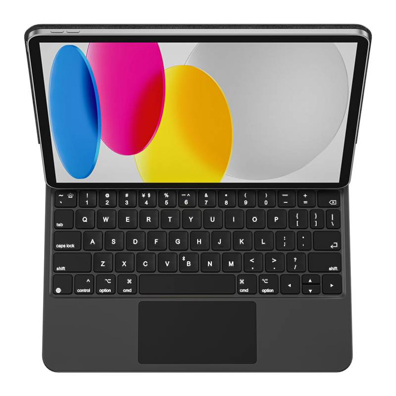 Apple iPad Air 10.9 2022 (10th Gen) Keyboard Cover Touchpad Keyboard Illuminated Wiwu KX005 Keyboard - 3