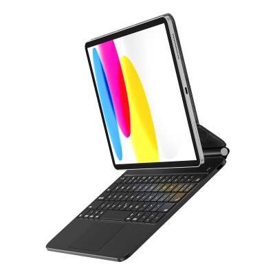 Apple iPad Air 10.9 2022 (10th Gen) Keyboard Cover Touchpad Keyboard Illuminated Wiwu KX005 Keyboard - 7