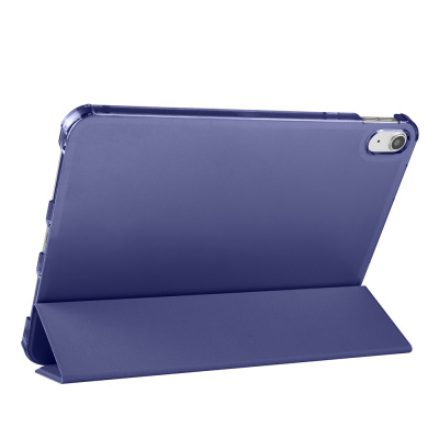 Apple iPad Air 10.9 2022 (10th Generation) Zore Smart Cover 1-1 Case with Pen Compartment Stand - 15