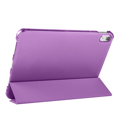 Apple iPad Air 10.9 2022 (10th Generation) Zore Smart Cover 1-1 Case with Pen Compartment Stand - 19