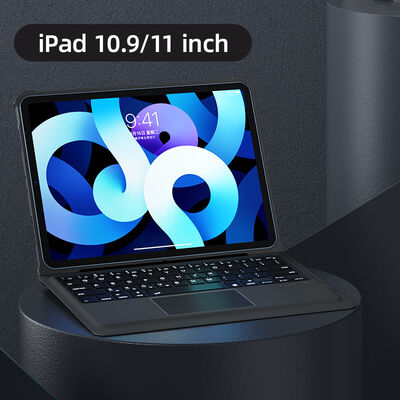 Apple iPad Air 10.9 2022 (5.Nesil) Benks Multifunctional Kablosuz Klavyeli Kılıf - 2