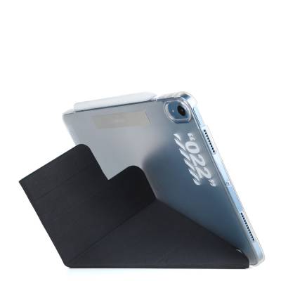 Apple iPad Air 10.9 2022 (5.Nesil) Kılıf SkinArma Kalemlikli Arkası Şeffaf Standlı Magnetik Taihi Sora Kılıf - 3