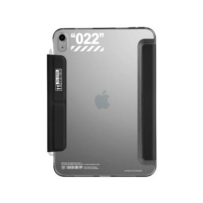 Apple iPad Air 10.9 2022 (5.Nesil) Kılıf SkinArma Kalemlikli Arkası Şeffaf Standlı Magnetik Taihi Sora Kılıf - 7