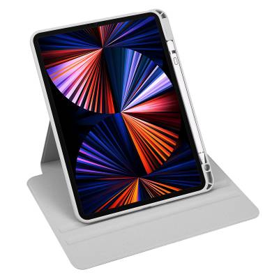 Apple iPad Air 10.9 2022 (5.Nesil) Kılıf Zore Termik Kalem Bölmeli Dönebilen Standlı Kılıf - 4
