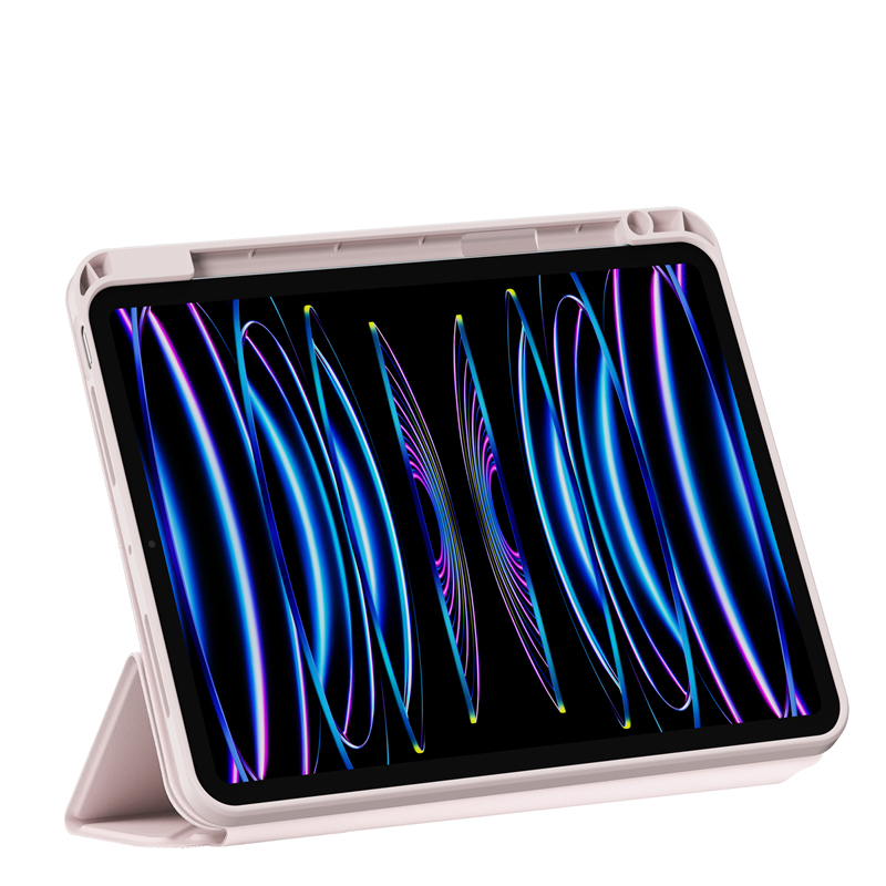Apple iPad Air 10.9 2022 (5.Nesil) Wiwu 360° Dönebilen Standlı Magnetik Koruyucu Tablet Kılıfı - 16