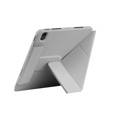 Apple iPad Air 10.9 2022 (5.Nesil) Wiwu 360° Dönebilen Standlı Magnetik Koruyucu Tablet Kılıfı - 23