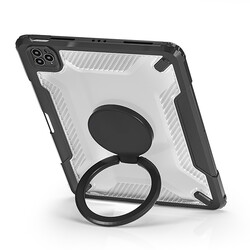 Apple iPad Air 10.9 2022 (5.Nesil) Wiwu Mecha Rotatable Stand Tablet Case - 5