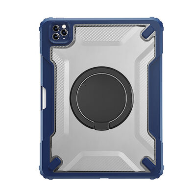 Apple iPad Air 10.9 2022 (5.Nesil) Wiwu Mecha Rotatable Stand Tablet Case - 18