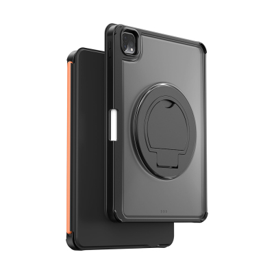 Apple iPad Air 10.9 2022 (5.Nesil) Wiwu MK-007 Combo Pro Kalem Bölmeli Klavyeli Standlı Kılıf - 2