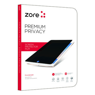 Apple iPad Air 10.9 2022 (5.Nesil) Zore Tablet Privacy Tempered Glass Screen Protector - 1